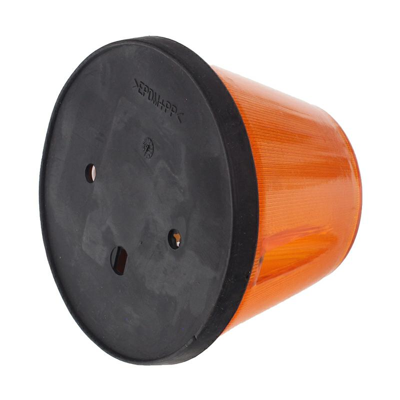 LAMPA OBRYSOWA POMARAŃCZOWA WYSOKA PRZYCZEPA, FI 92MM, H=70MM-347603080