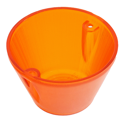 KLOSZ LAMPY OBRYSOWEJ POMARAŃC. WYSOKIEJ PRZYCZEPY-347603082