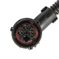 WTYCZKA EL. KĄTOWA - 4 (3) PINY, FI 24MM CZUJNIKI ECAS,MODULATORY, ELEKTROZAWORY-347603101
