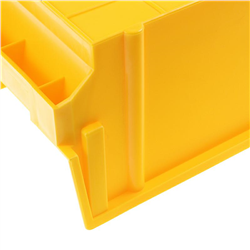 SKRZYNKA MAGAZYNOWA TYP0 - 149X 89X 69MM ŻÓŁTA - NOŚNOŚĆ 1KG - PP-347603185