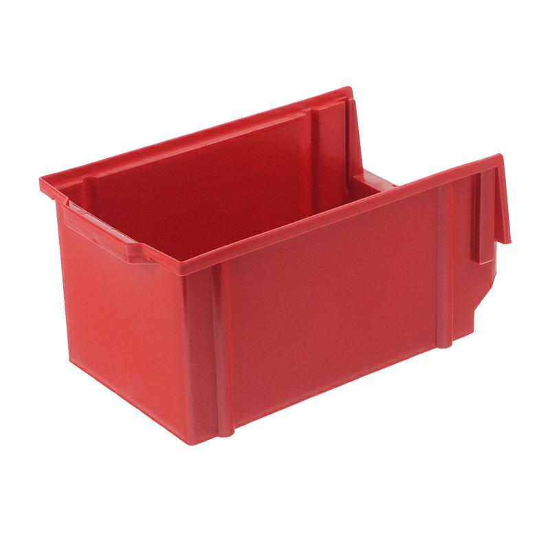 SKRZYNKA MAGAZYNOWA TYP1 - 199X135X100MM CZERWONA - NOŚNOŚĆ 2KG - PP-347603198