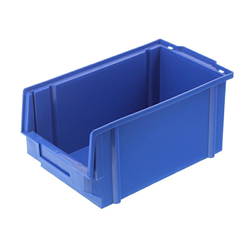 SKRZYNKA MAGAZYNOWA TYP2 - 298X179X149MM NIEBIESKA - NOŚNOŚĆ 4KG - PP-347603237