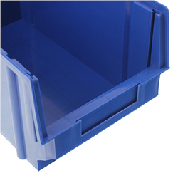 SKRZYNKA MAGAZYNOWA TYP2 - 298X179X149MM NIEBIESKA - NOŚNOŚĆ 4KG - PP-347603239