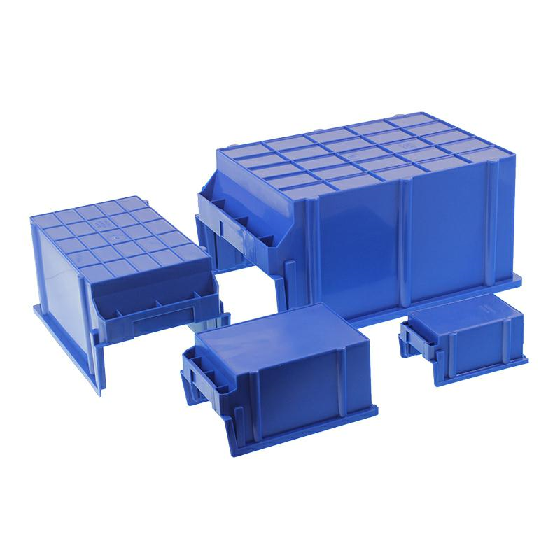 SKRZYNKA MAGAZYNOWA TYP2 - 298X179X149MM NIEBIESKA - NOŚNOŚĆ 4KG - PP-347603244