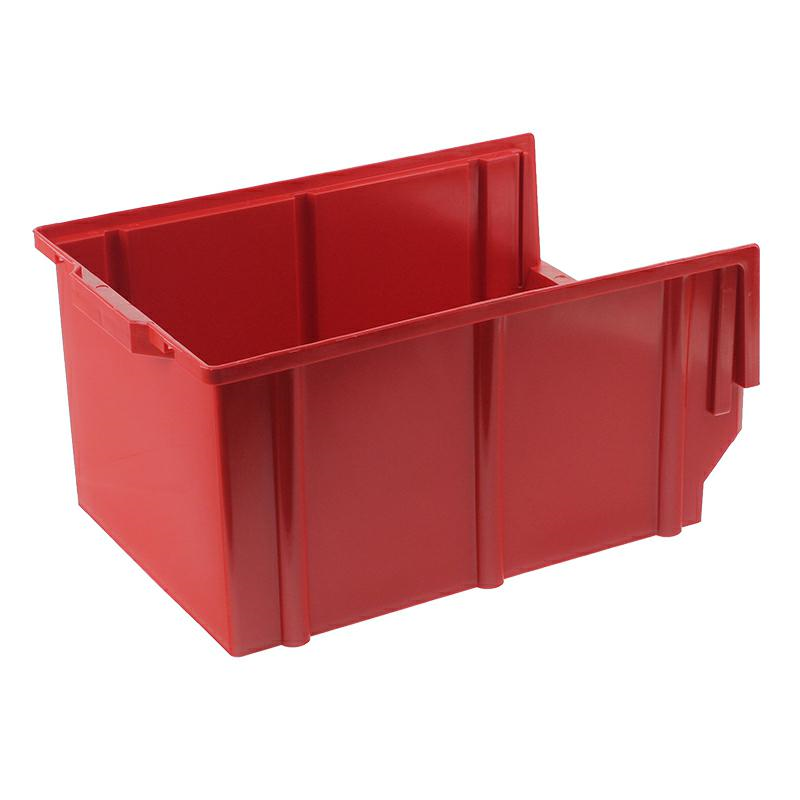 SKRZYNKA MAGAZYNOWA TYP3 - 400X269X199MM CZERWONA - NOŚNOŚĆ 8KG - PP-347603262