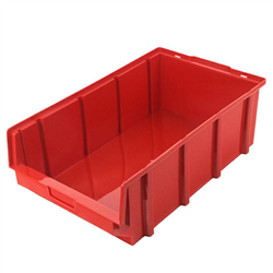 SKRZYNKA MAGAZYNOWA TYP4 - 600X360X200MM CZERWONY - NOŚNOŚĆ 15KG - PP-347603293