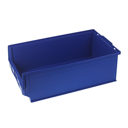 SKRZYNKA MAGAZYNOWA TYP4 - 600X360X200MM NIEBIESKA - NOŚNOŚĆ 15KG - PP-347603295