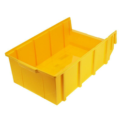 SKRZYNKA MAGAZYNOWA TYP4 - 600X360X200MM ŻÓŁTY - NOŚNOŚĆ 15KG - PP-347603298