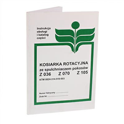 KATALOG CZĘŚCI KOSIARKA Z-105-347603791