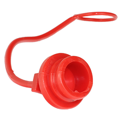 ZAŚLEPKA SZYBKOZŁĄCZA HYDRAULICZNEGO GNIAZDO 3/4", CZERWONA-347603911