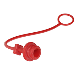 ZAŚLEPKA SZYBKOZŁĄCZA HYDRAULICZNEGO GNIAZDO 3/8", CZERWONA-347603912