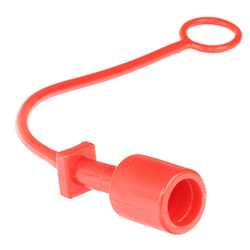 ZAŚLEPKA SZYBKOZŁĄCZA HYDRAULICZNEGO WTYCZKA 1/4", CZERWONA-347603922
