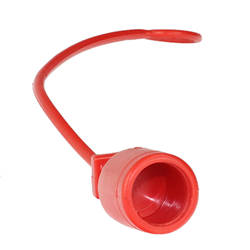 ZAŚLEPKA SZYBKOZŁĄCZA HYDRAULICZNEGO WTYCZKA 3/8", CZERWONA-347603924