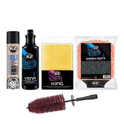 ZESTAW DO MYCIA SAMOCHODU K2 + SPRAY DO NABŁYSZACZANIA OPON GRATIS !!!-347604186