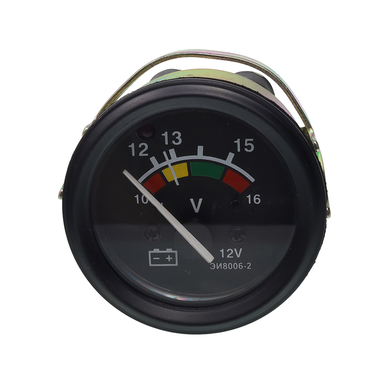 WSKAŹNIK NAPIĘCIA (WOLTOMIERZ) MTZ, 12V.VOLTOMIERZ, Z PODŚWIETLENIEM, ZAKRES 10-16V-347604266