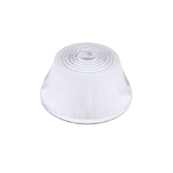 KLOSZ LAMPY OBRYSOWEJ CZERWONEJ NISKIEJ KLOSZ BEZ PODKŁADKI, PRZYCZEPA, FI 92MM, H=52MM-1202700