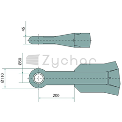 Dyszel ZGA - 220440 098 18 6-250-347735475