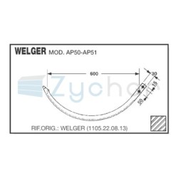 Igła prasy welger ap50 , ap51