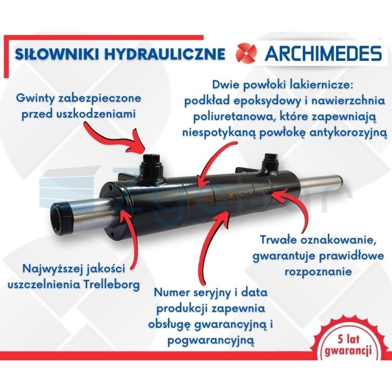 Cylinder hydrauliczny - siłownik