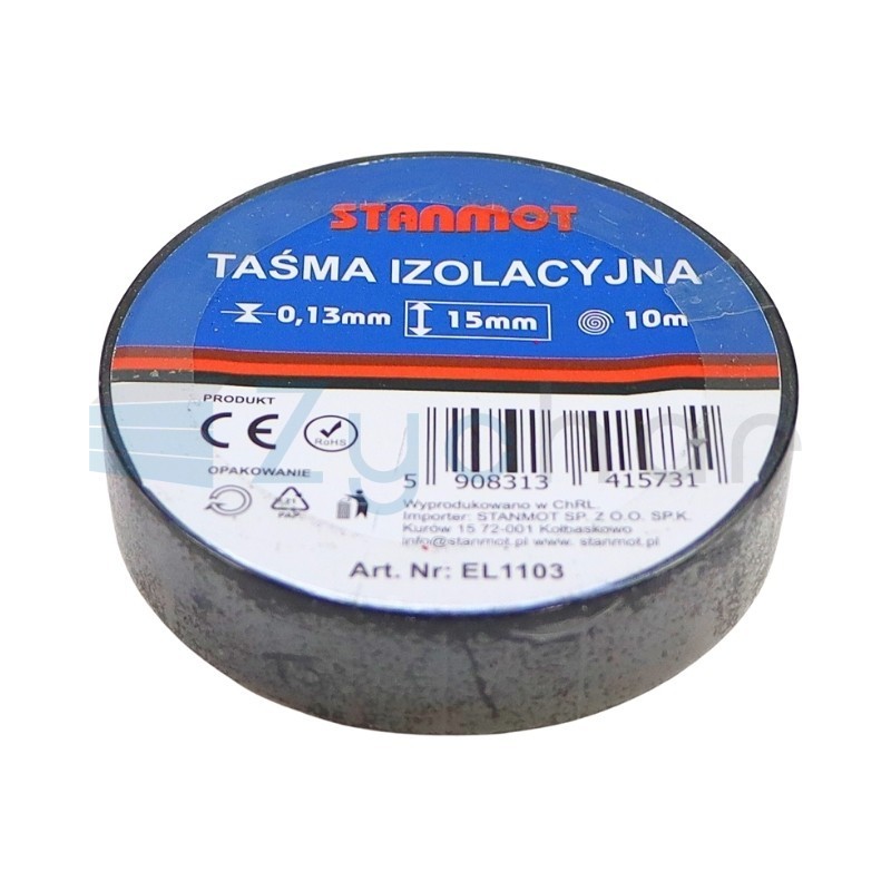 Taśma izolacyjna czarna 10MB