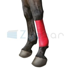 Samoprzylepny bandaż EquiLastic, 7,5 cm, czerwony, Kerbl