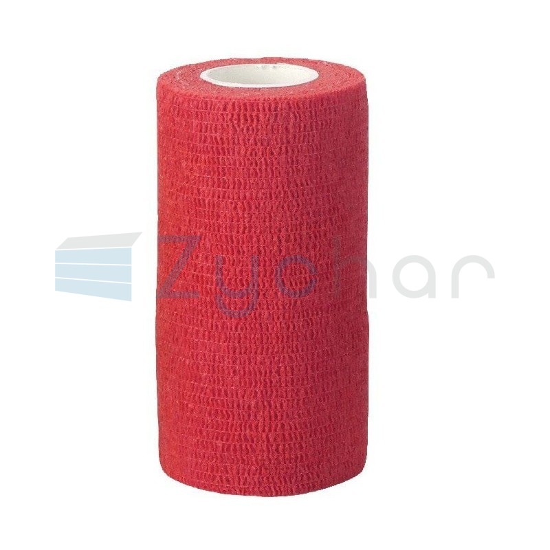 Samoprzylepny bandaż EquiLastic, 7,5 cm, czerwony, Kerbl