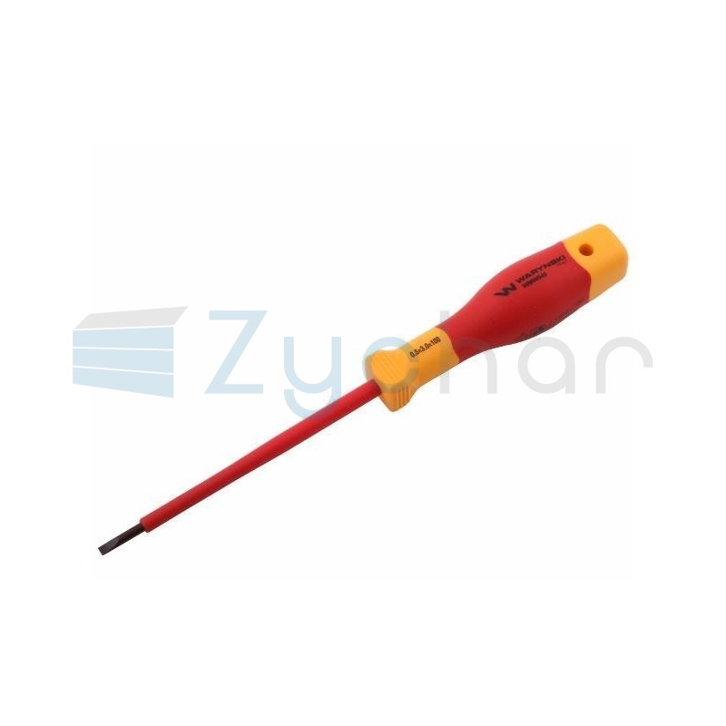 Wkrętak płaski. izolowany 3 x 100 mm. VDE. stal S2