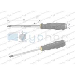 wkrętak do pobijania PH3x150mm Waryński