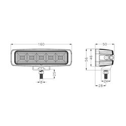 Lampa robocza LED 10–30V DC, 45W, 3465 lm-347922819