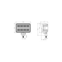 Mocna lampa robocza LED 160W 12800 lm 10–30V-347923006