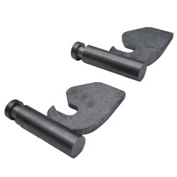 Extension eye + pin, mounting upper hinge of the side extension
