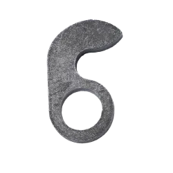 Safety hook for bottom opening hinge