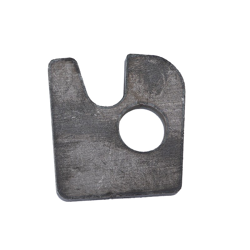 Hinge, side lock, lower discharge, sheet metal 10 mm - Length 70 mm