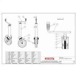 Sprężyna do blokowania koła M214-347926841