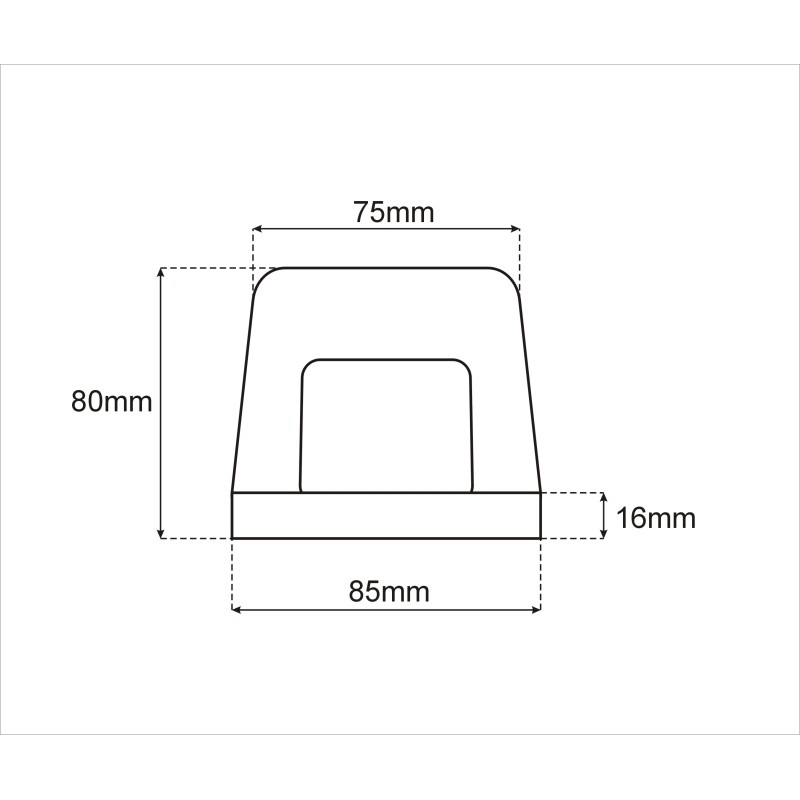 Sada pantů pro spodní otevírání přívěsu na 3 strany (83mm)