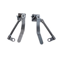 Set of hinges for lower trailer opening on 2 sides (83mm)