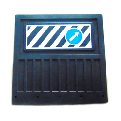 Osłona błotna lewa NAKAZ 400X400MM-347488492