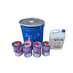 Polyurethan-Lack 5 kg RAL 3020 ROT