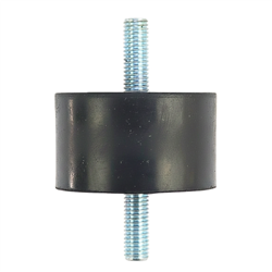 Odbój łącznik gumowo - metalowy 60x35 dwie śruby M10 uniwersalny-347933961