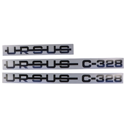 Komplet naklejek znaków - emblematów Ursus C-328-347910758