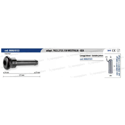 Guma strzykowa typ Westfalia WK2 7022.2725.150, 19 mm, 4szt., Spaggiari-347549644