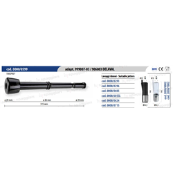 Guma strzykowa typ Alfa Laval 99900703, 20 mm, 4szt., Spaggiari-347766569