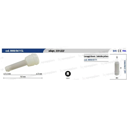 Silikonowa guma strzykowa Spaggiari, typ Lely, bezbarwna, O 13 mm, 4 szt-347763148