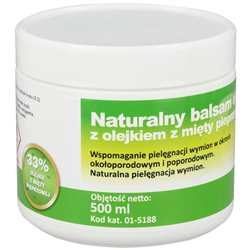 Balsam do wymion z olejkiem z mięty pieprzowej ”12”, 500 ml, Canagri-347540972