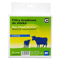 Filtr krążkowy do mleka, śr. 95 mm, 200 szt., Canagri-347540754