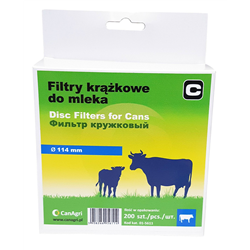 Filtr krążkowy do mleka, śr. 114 mm, 200 szt., Canagri-347540676