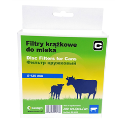 Filtr krążkowy do mleka, śr. 125 mm, 200 szt., Canagri-347754413