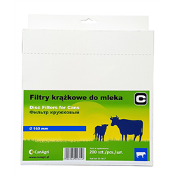 Filtr krążkowy do mleka, śr. 200 mm, 200 szt., Canagri-347754463