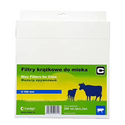 Filtr krążkowy do mleka, śr. 160 mm, 200 szt., Canagri-347754565