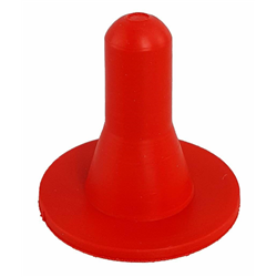 Smoczek gumowy, czerwony do butelki dla jagniąt, 500 ml-347754481